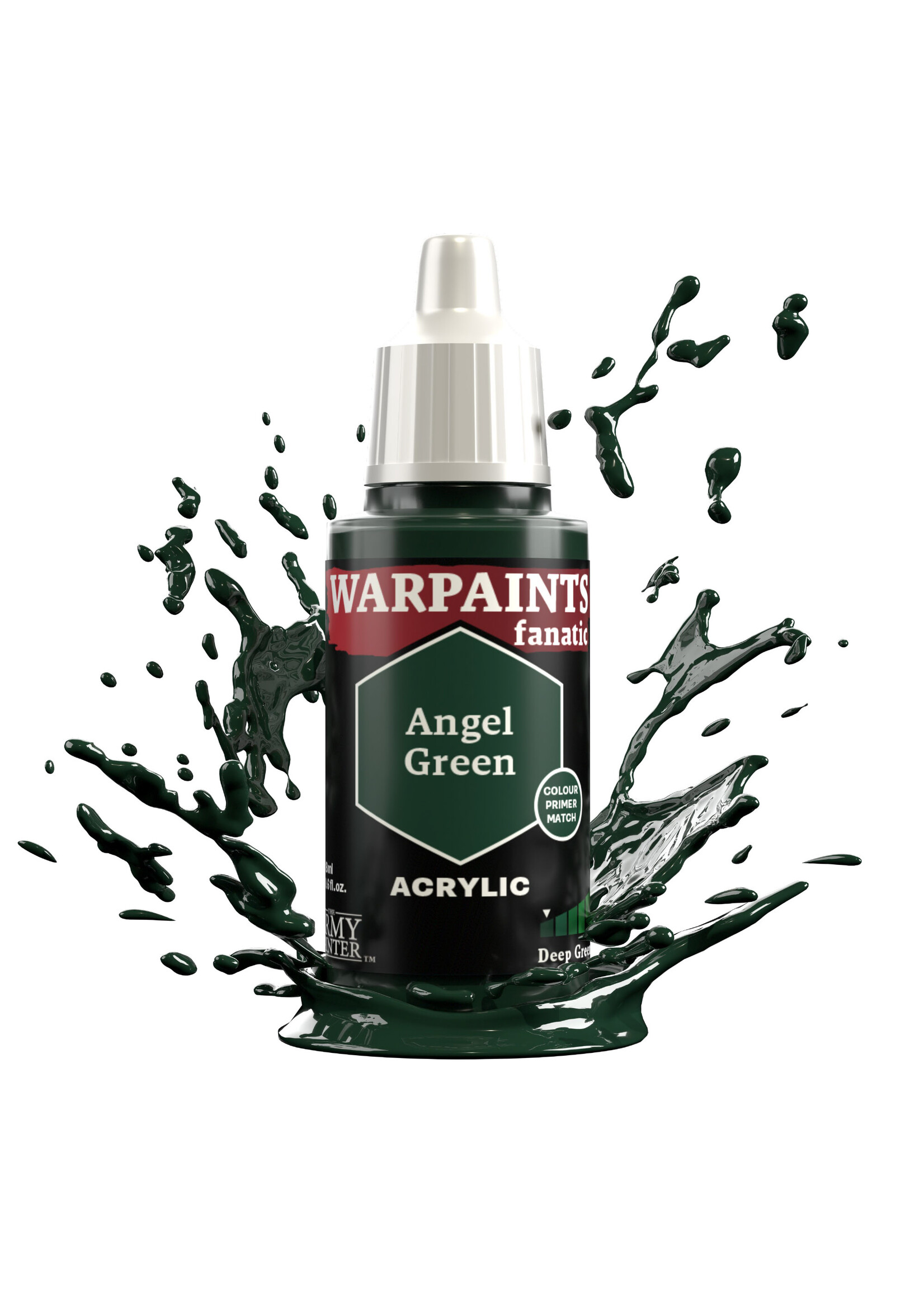 Army Painter WARPAINTS: FANATIC ACRYLIC ANGEL GREEN 18ml