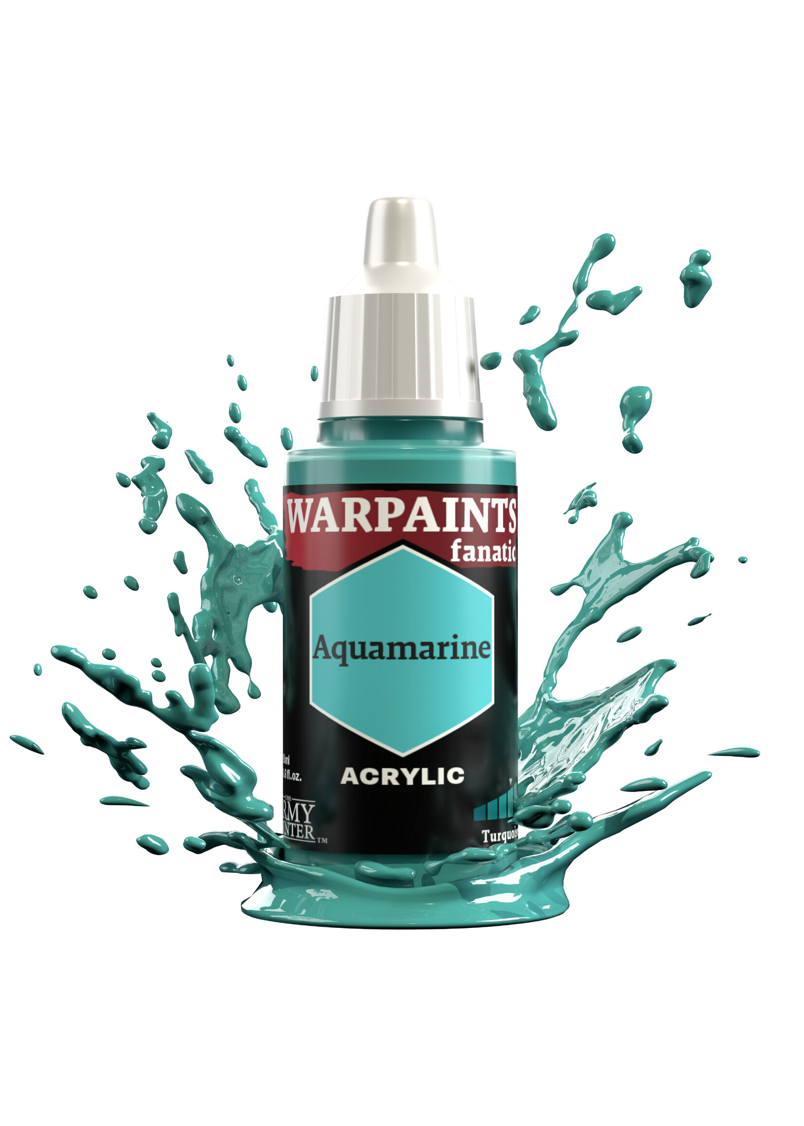Army Painter WARPAINTS: FANATIC ACRYLIC AQUAMARINE 18ml