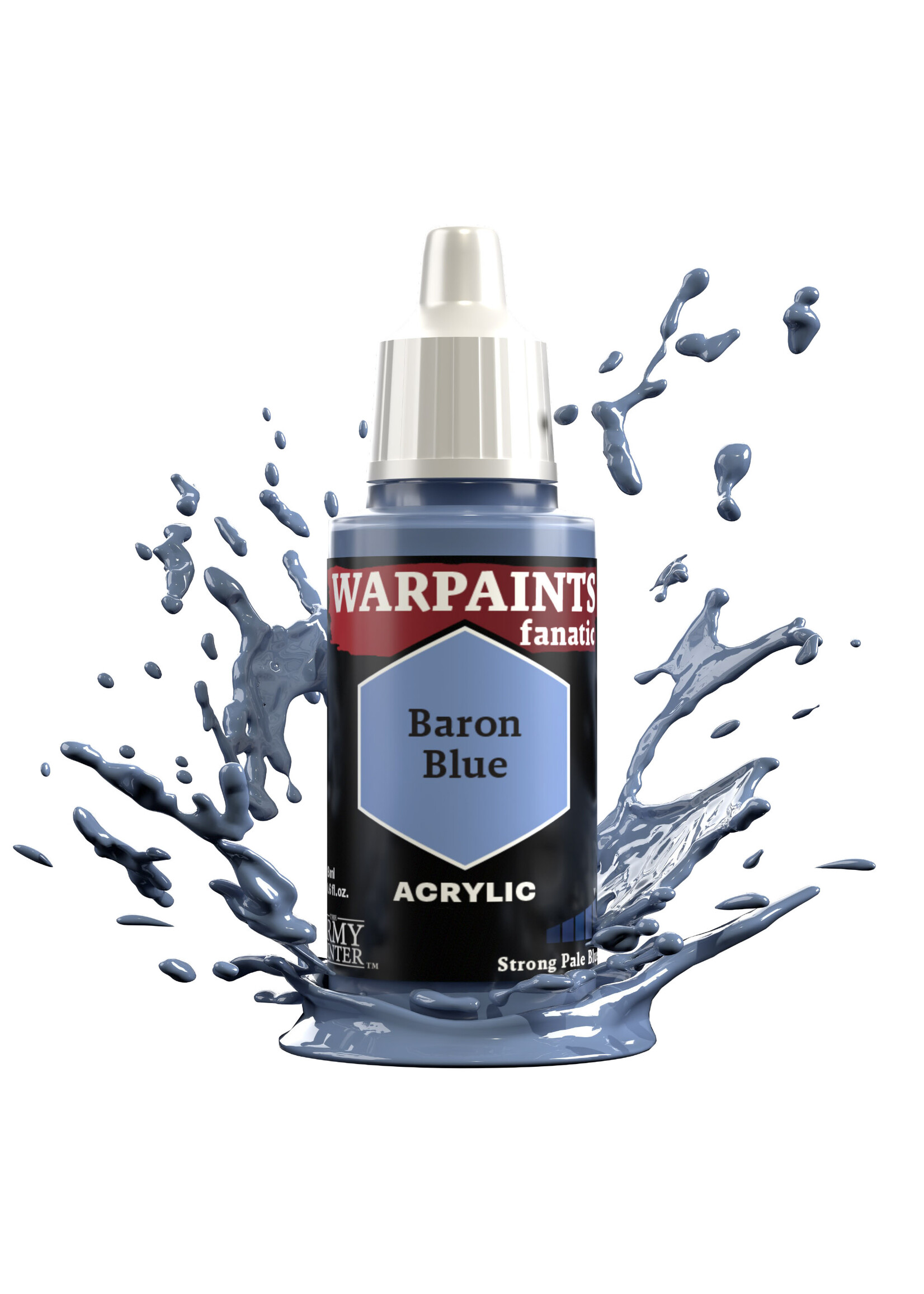 Army Painter WP3023 WARPAINTS: FANATIC ACRYLIC BARON BLUE  18ml