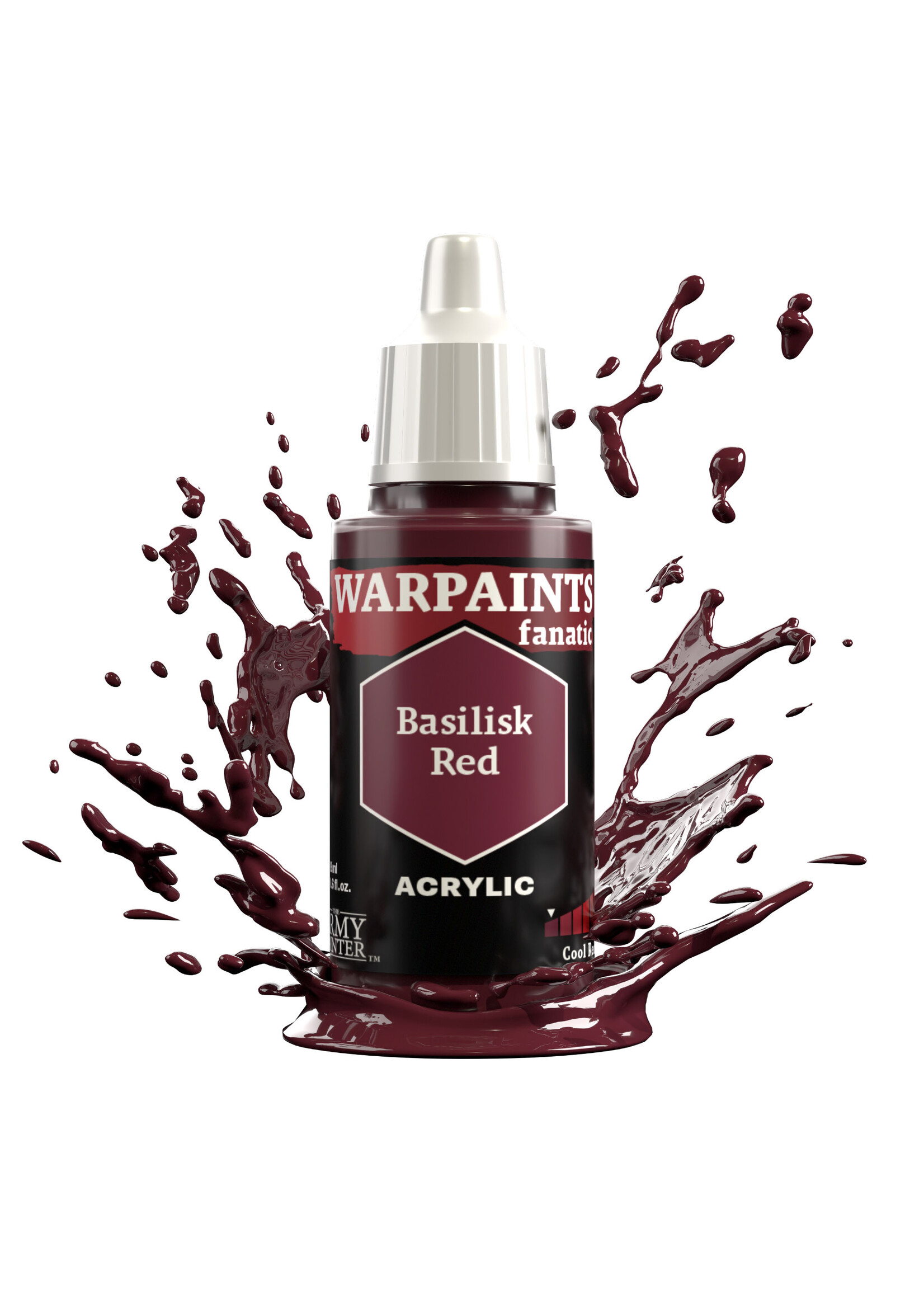 Army Painter WARPAINTS: FANATIC ACRYLIC BASILISK RED 18ml
