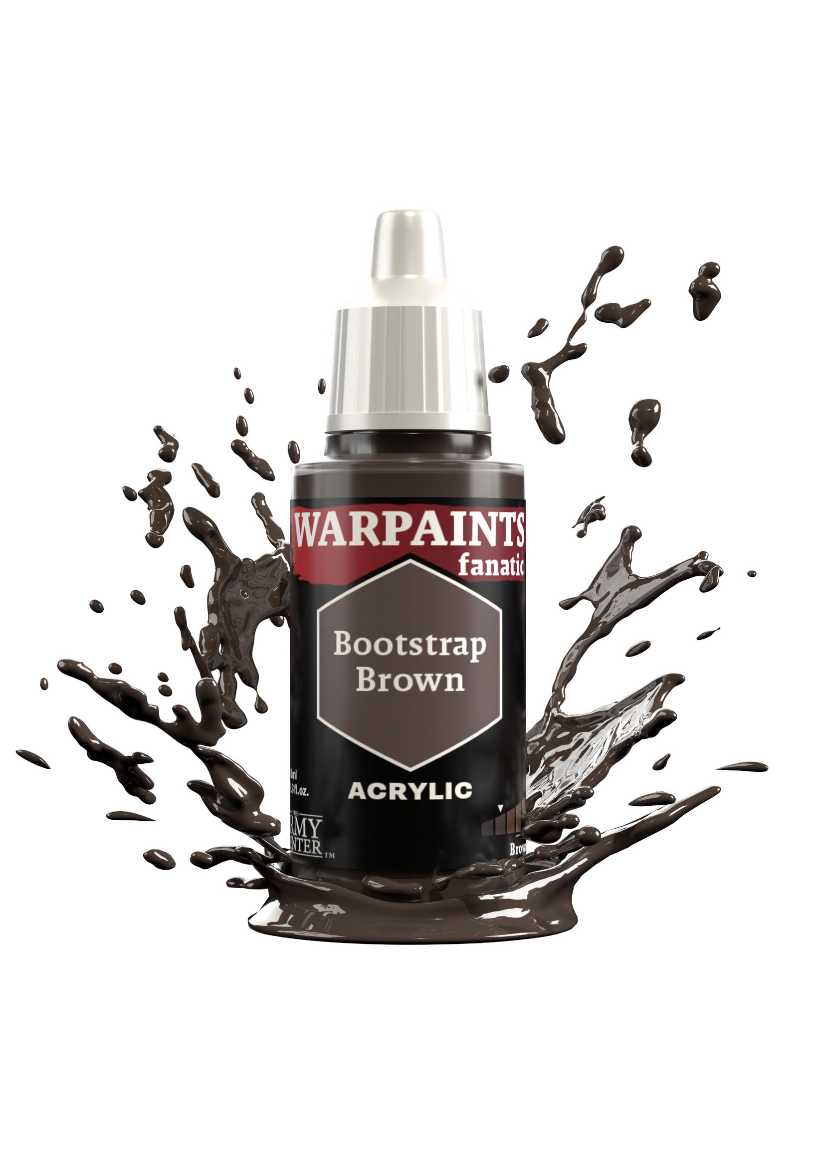 Army Painter WARPAINTS: FANATIC ACRYLIC BOOTSTRAP BROWN 18ml