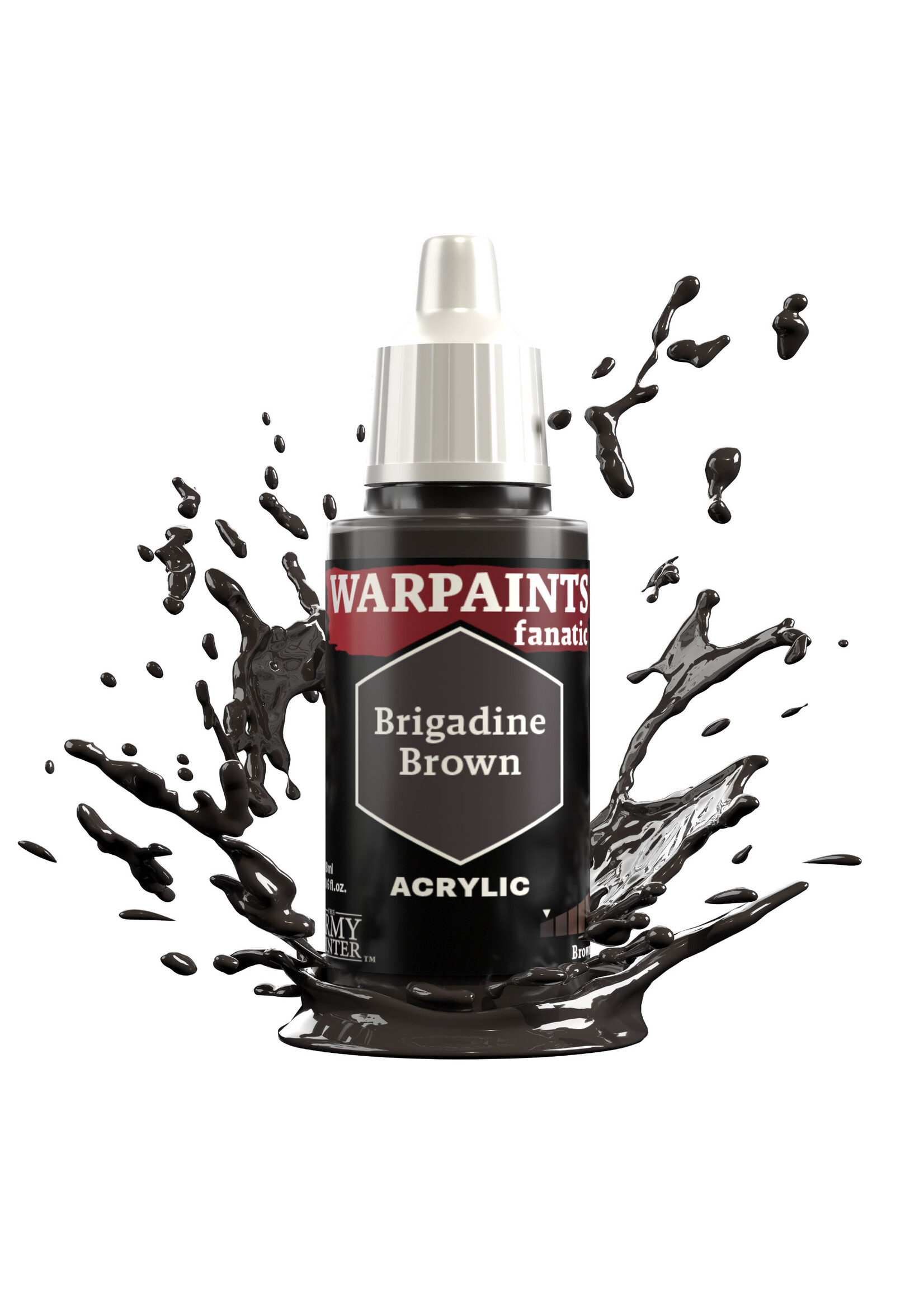Army Painter WARPAINTS: FANATIC ACRYLIC BRIGANDINE BROWN 18ml