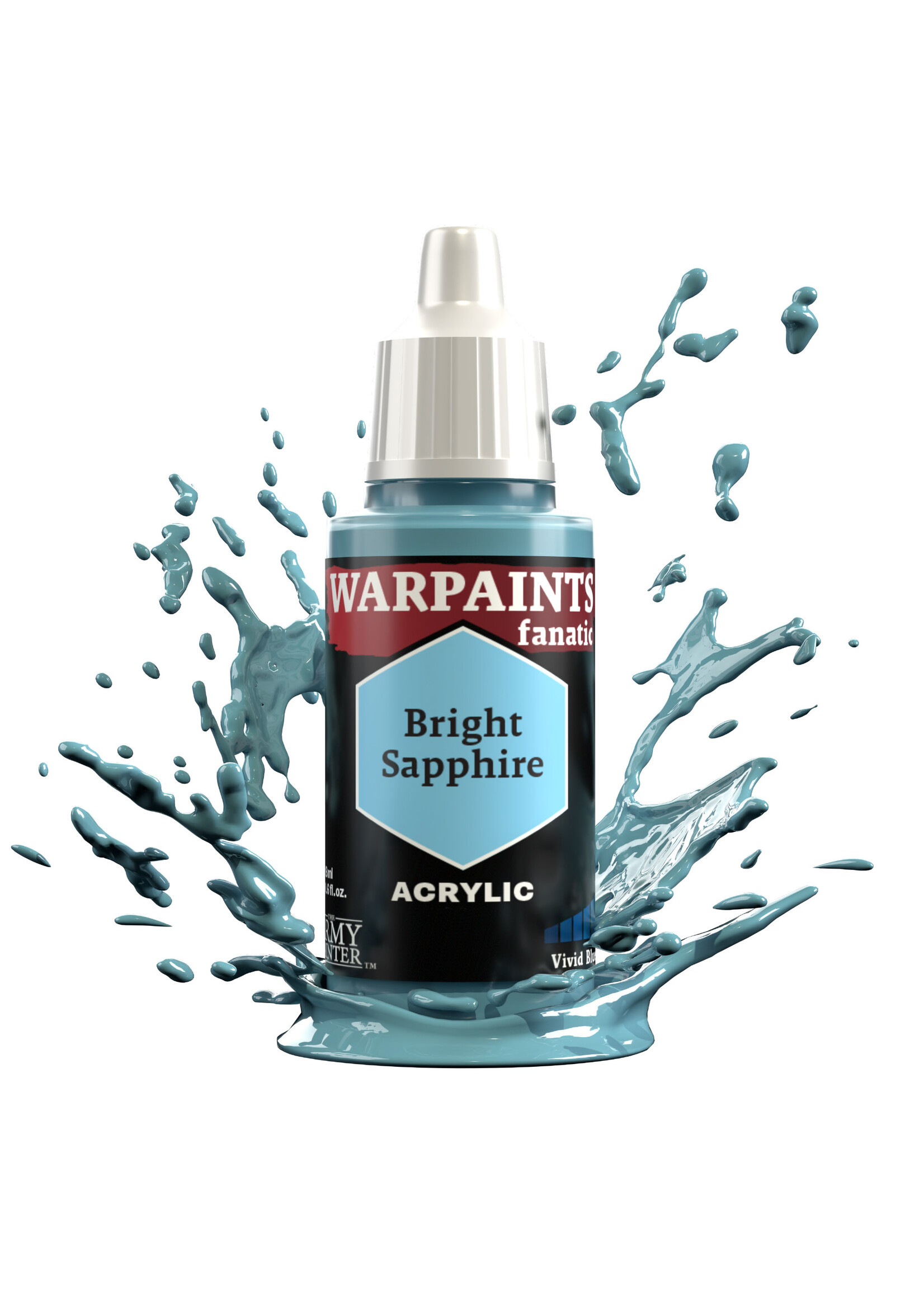 Army Painter WARPAINTS: FANATIC ACRYLIC BRIGHT SAPPHIRE 18ml