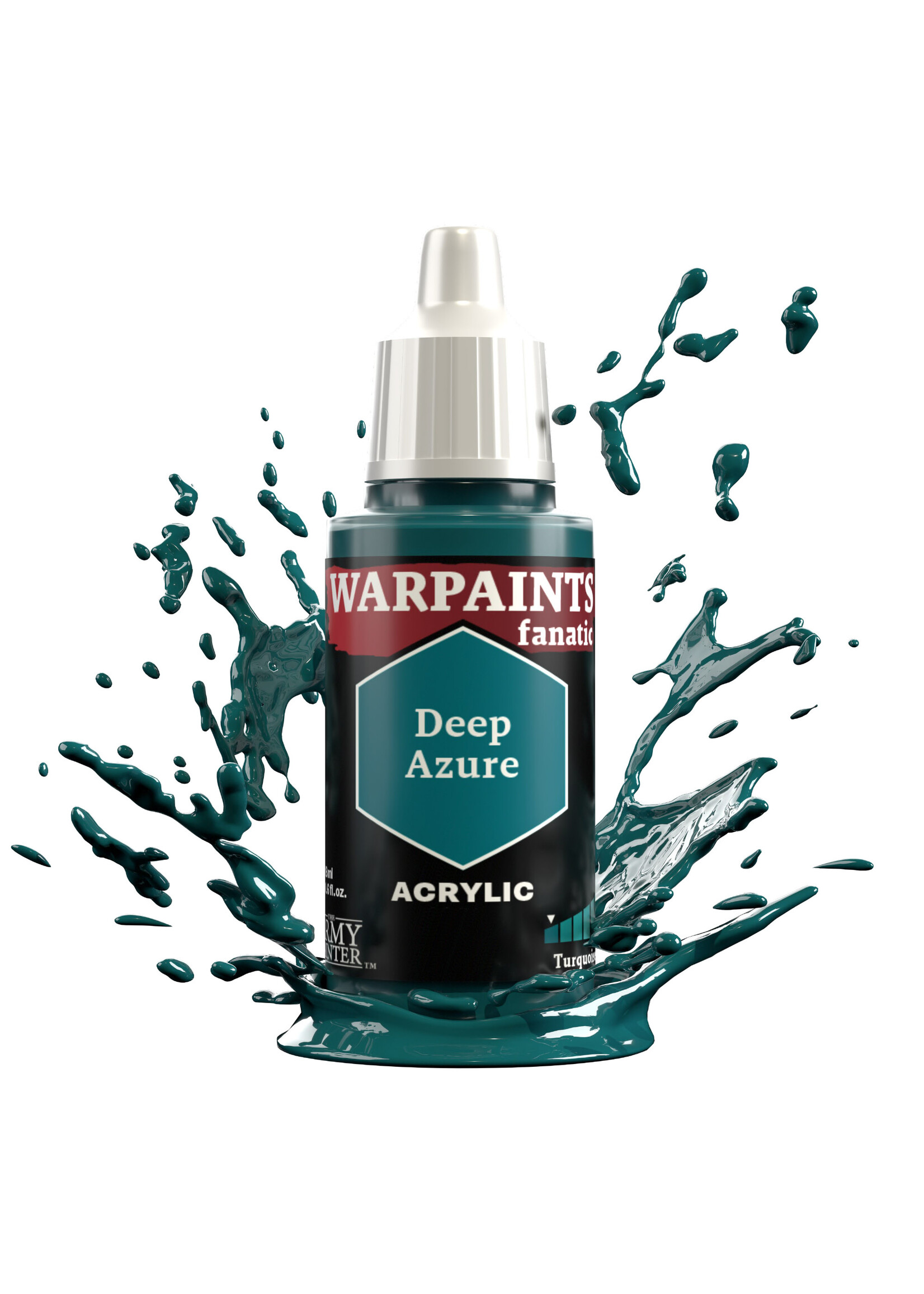 Army Painter WARPAINTS: FANATIC ACRYLIC DEEP AZURE 18ml