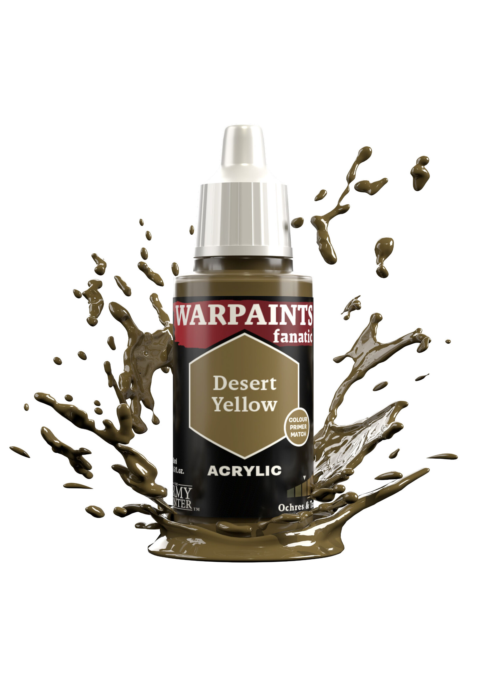 Army Painter WARPAINTS: FANATIC ACRYLIC DESERT YELLOW 18ml