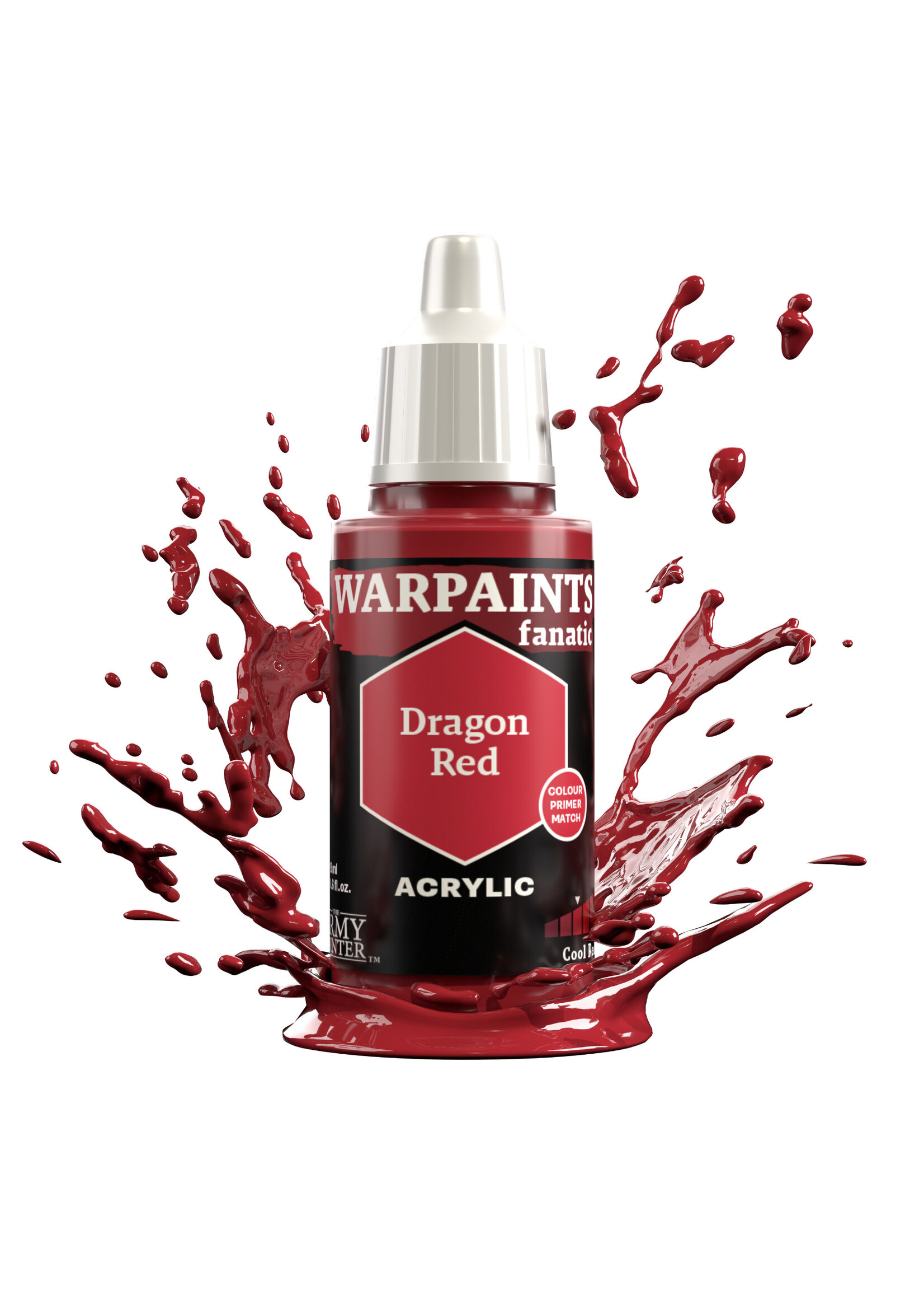 Army Painter WP3117 WARPAINTS: FANATIC ACRYLIC DRAGON RED 18ml