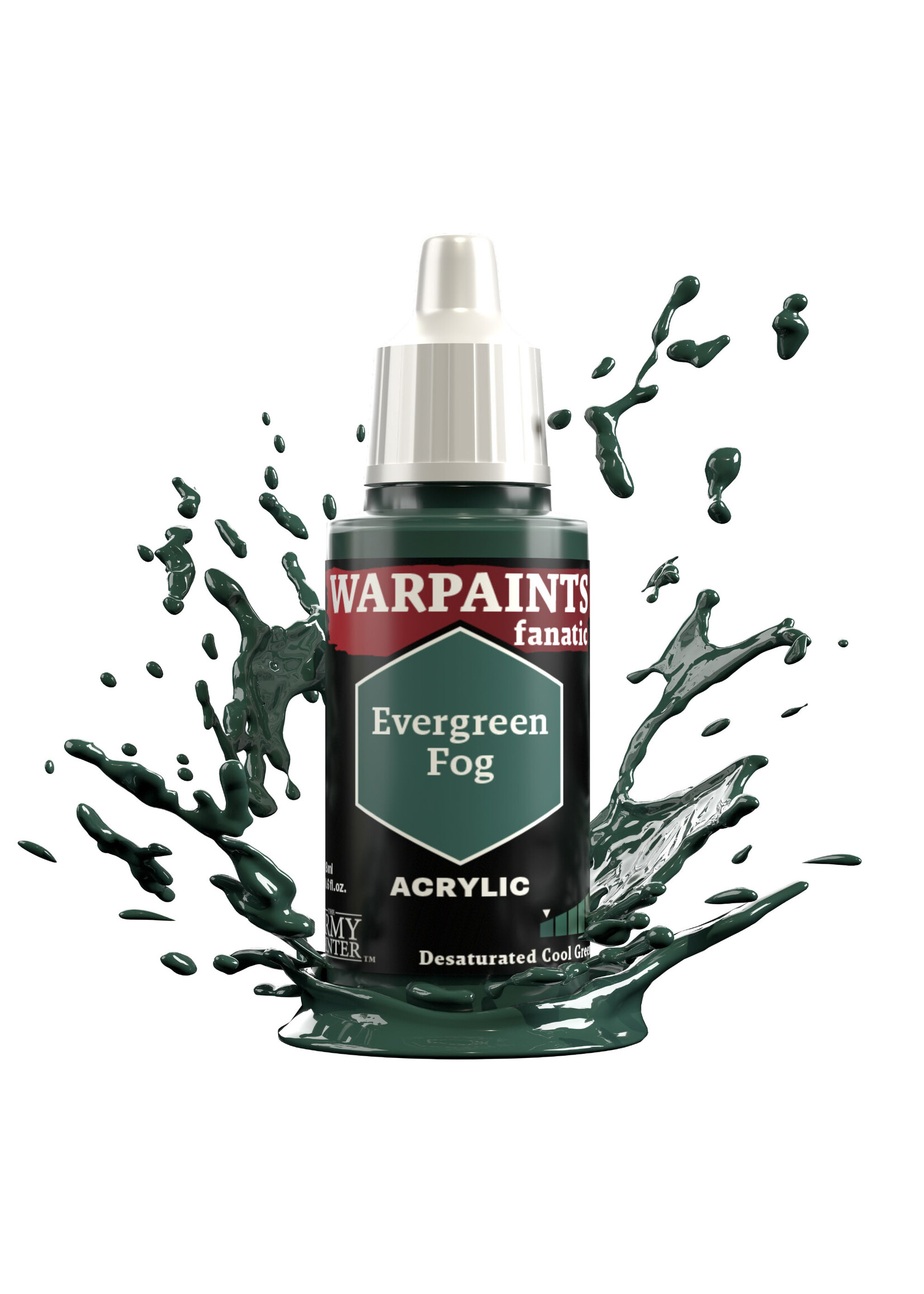 Army Painter WARPAINTS: FANATIC ACRYLIC EVERGREEN FOG 18ml