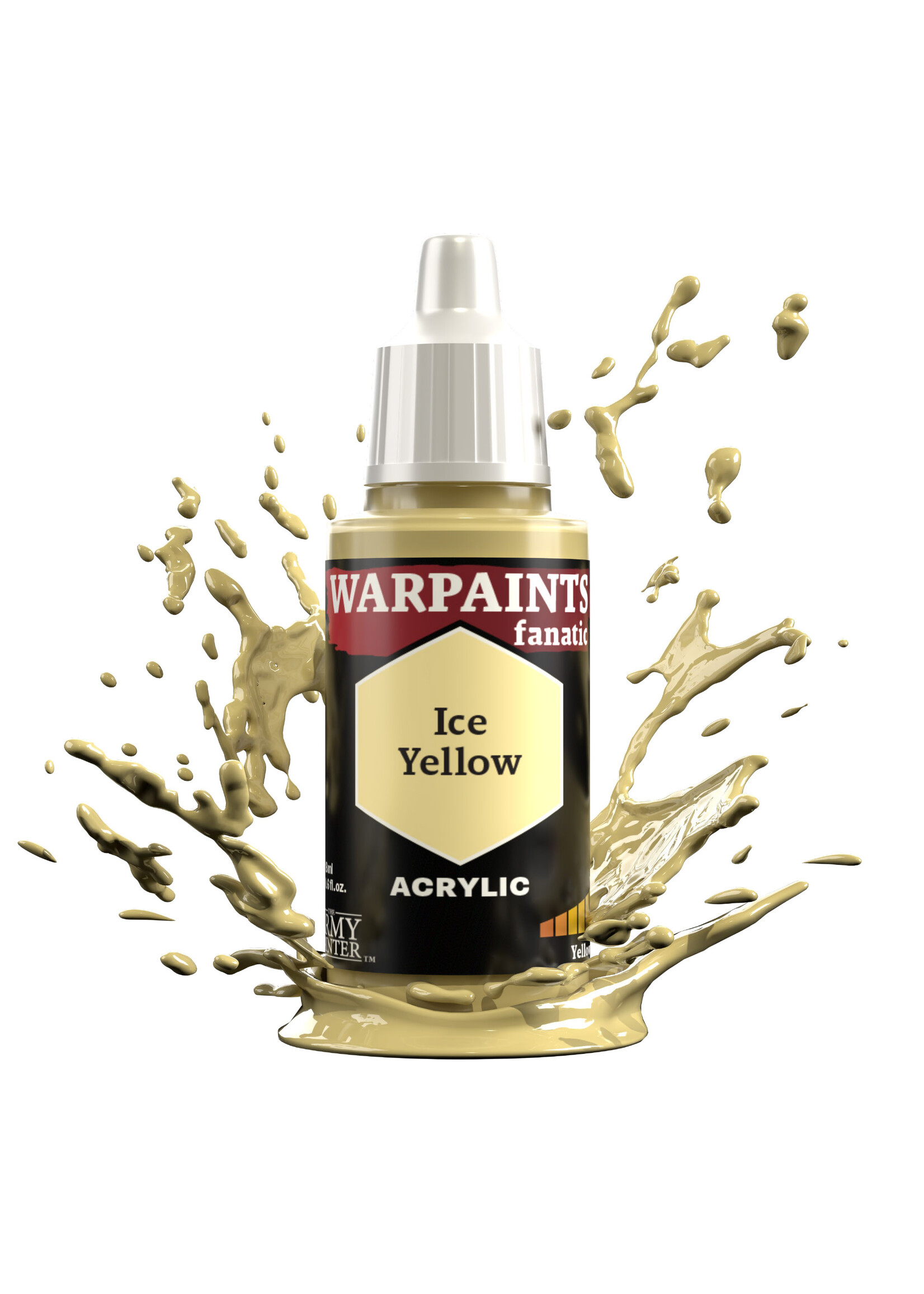 Army Painter WARPAINTS: FANATIC ACRYLIC ICE YELLOW 18ml