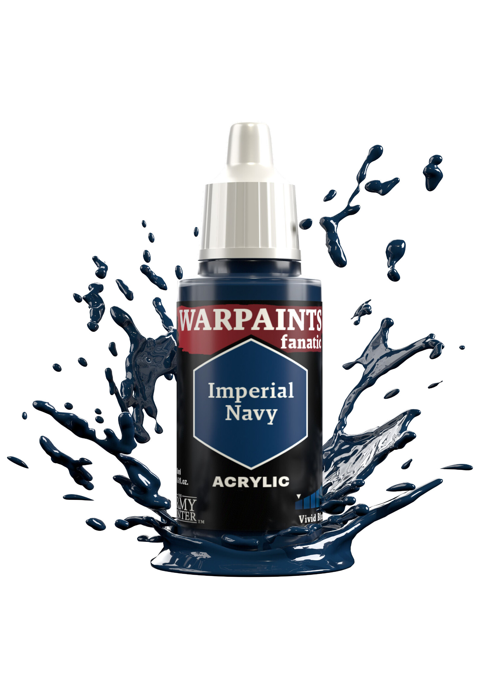 Army Painter WARPAINTS: FANATIC ACRYLIC IMPERIAL NAVY 18ml
