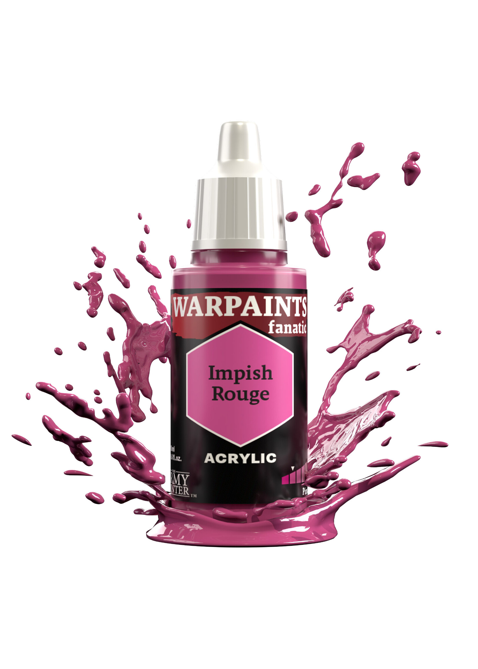 Army Painter WP3122 WARPAINTS: FANATIC ACRYLIC IMPISH ROUGE 18ml