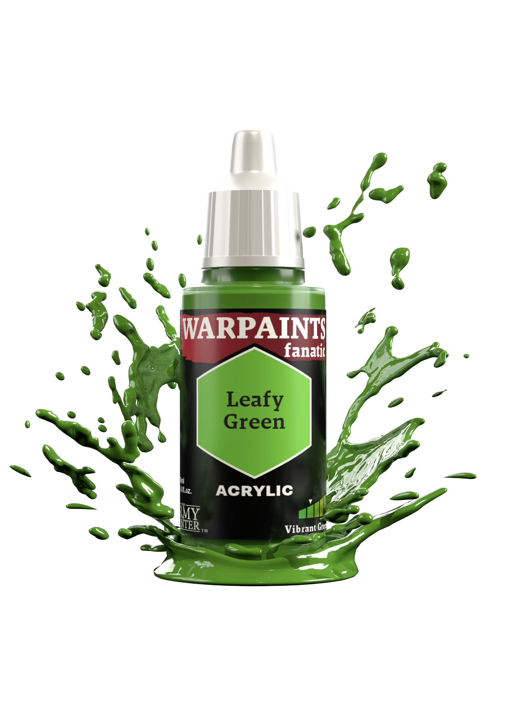 Army Painter WARPAINTS: FANATIC ACRYLIC LEAFY GREEN 18ml