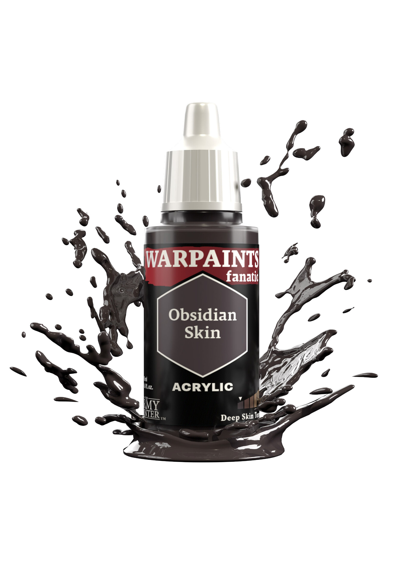 Army Painter WARPAINTS: FANATIC ACRYLIC OBSIDIAN SKIN 18ml