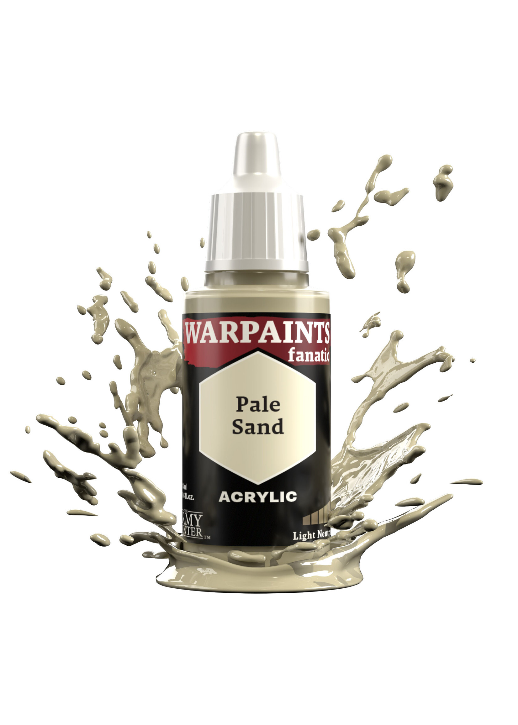 Army Painter WARPAINTS: FANATIC ACRYLIC PALE SAND 18ml