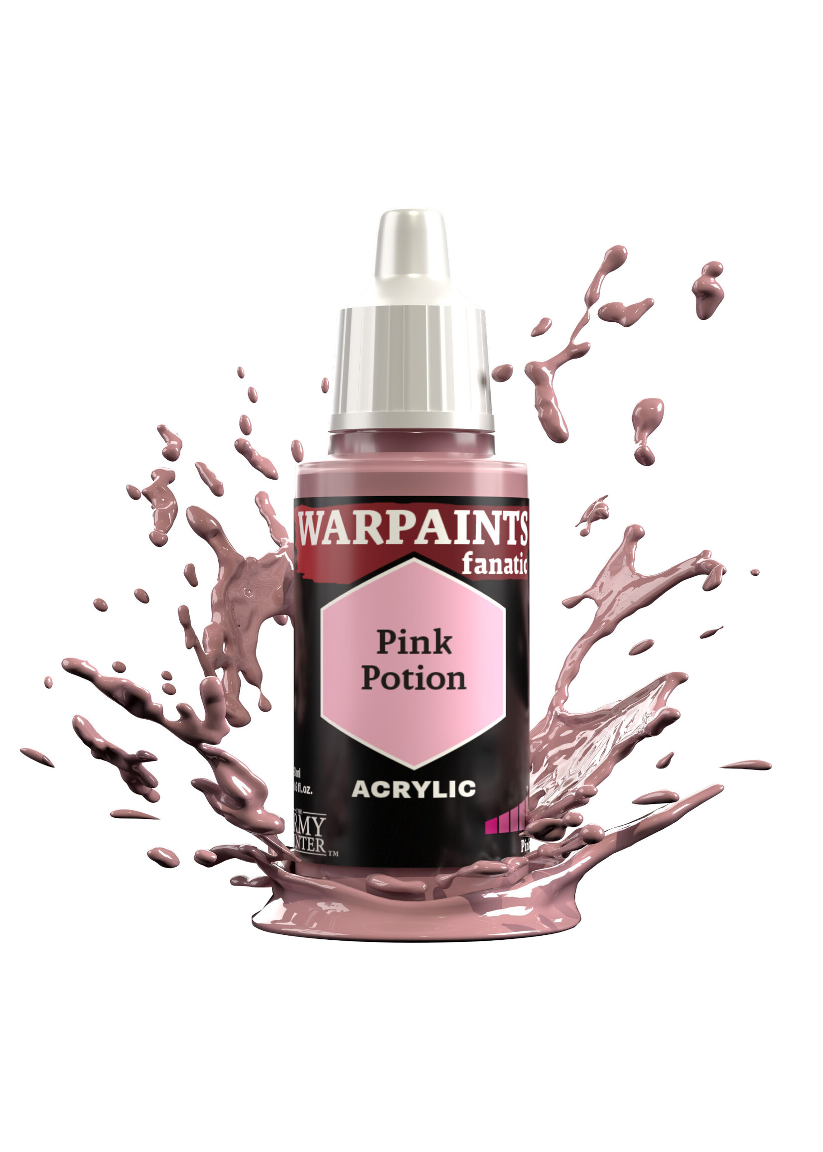 Army Painter WARPAINTS: FANATIC ACRYLIC PINK POTION 18ml