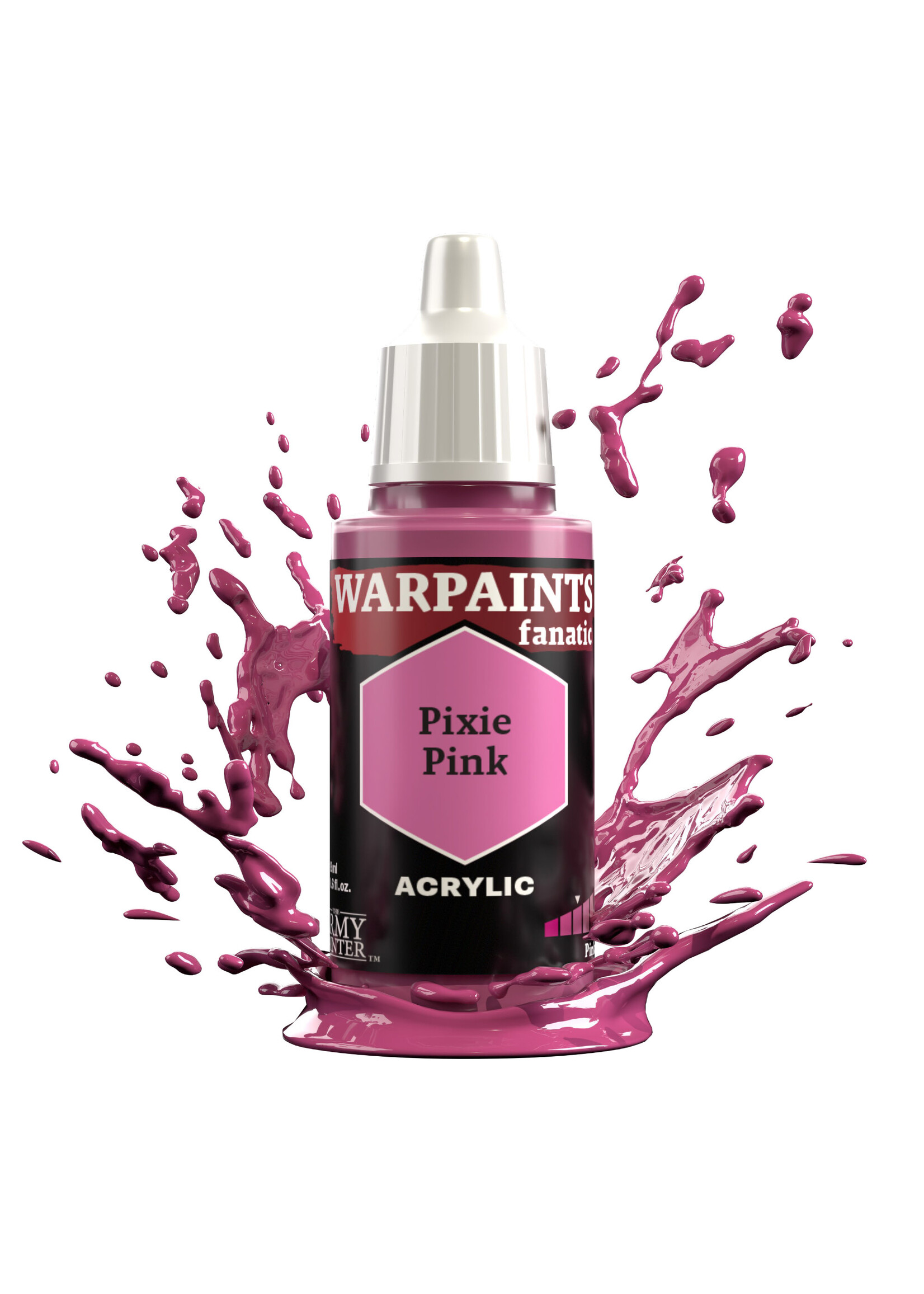Army Painter WARPAINTS: FANATIC ACRYLIC PIXIE PINK 18ml