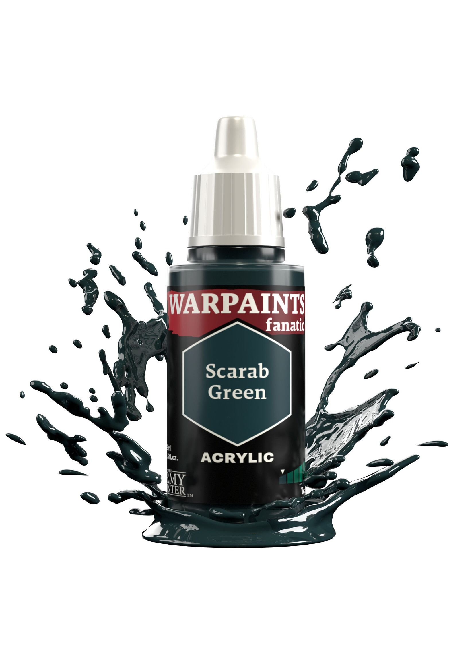 Army Painter WARPAINTS: FANATIC ACRYLIC SCARAB GREEN 18ml