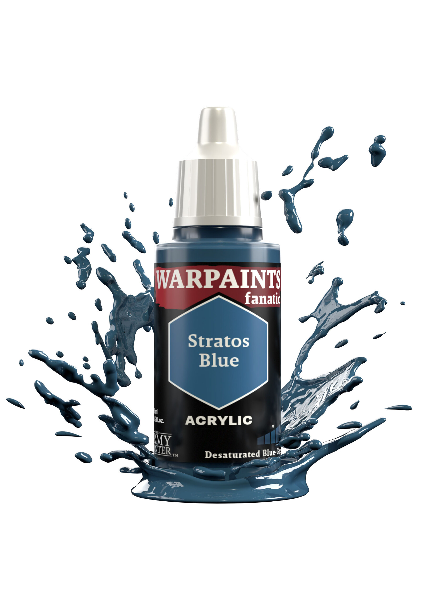 Army Painter WARPAINTS: FANATIC ACRYLIC STRATOS BLUE 18ml