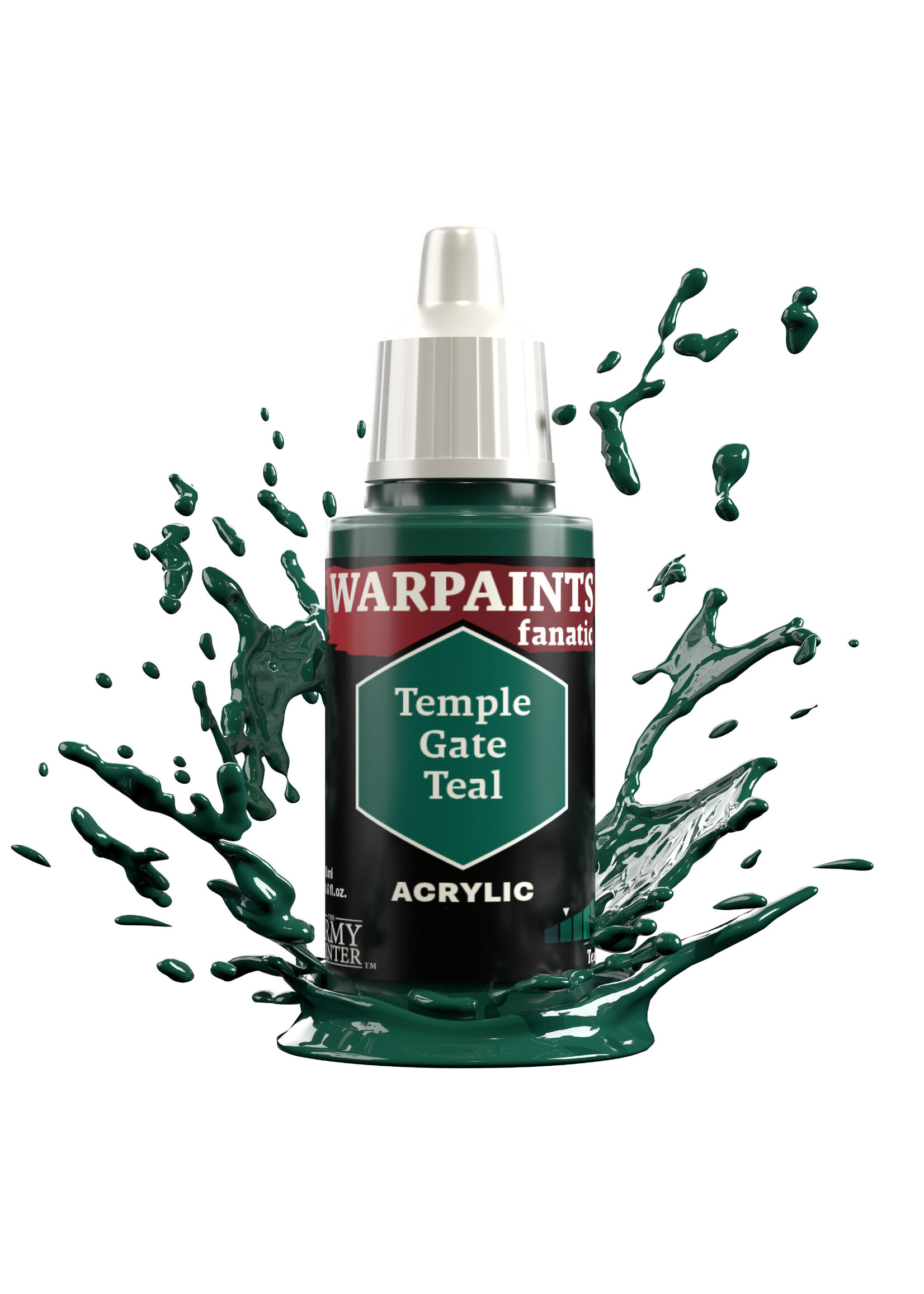 Army Painter WARPAINTS: FANATIC ACRYLIC TEMPLE GATE TEAL 18ml