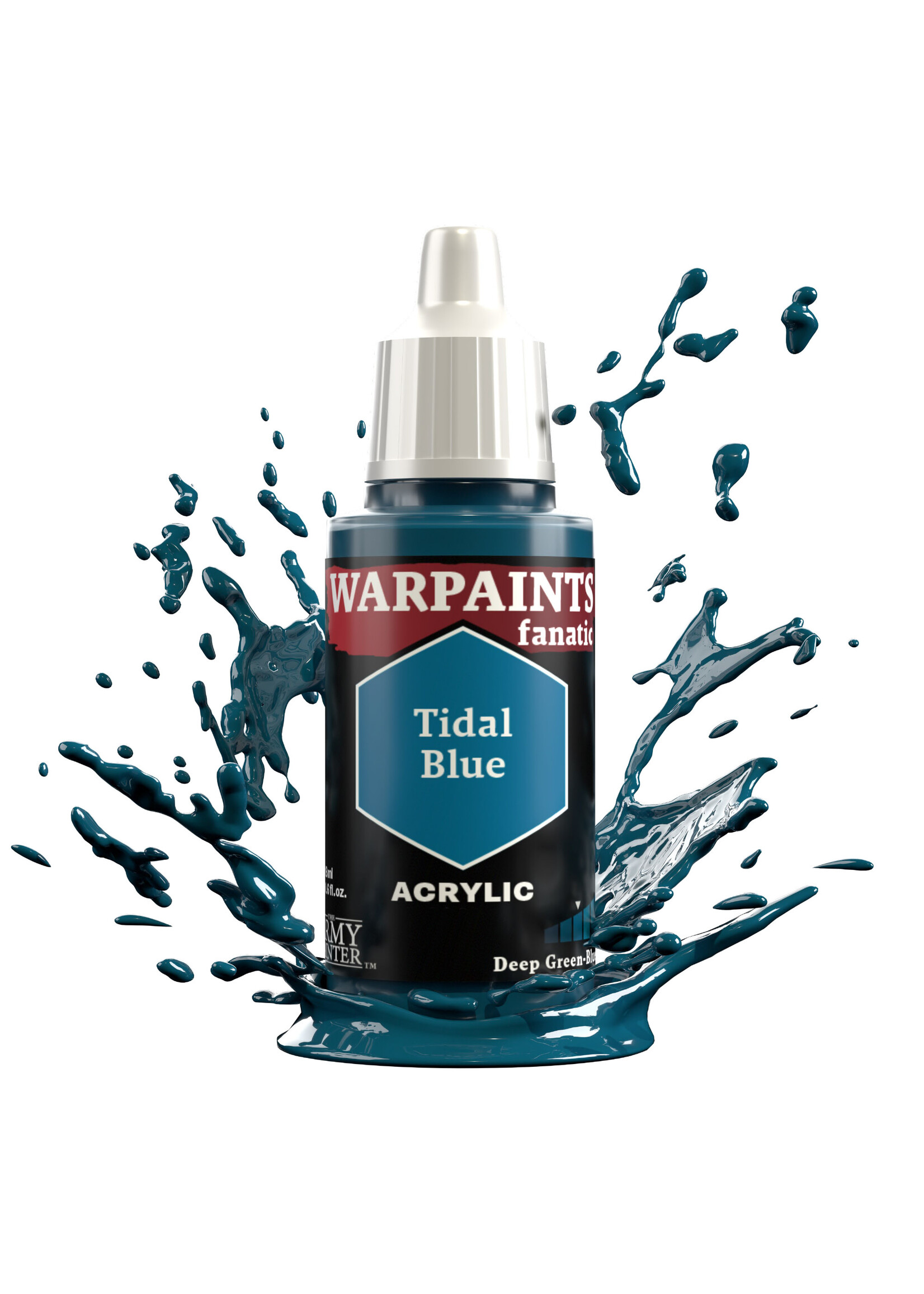 Army Painter WARPAINTS: FANATIC ACRYLIC TIDAL BLUE 18ml