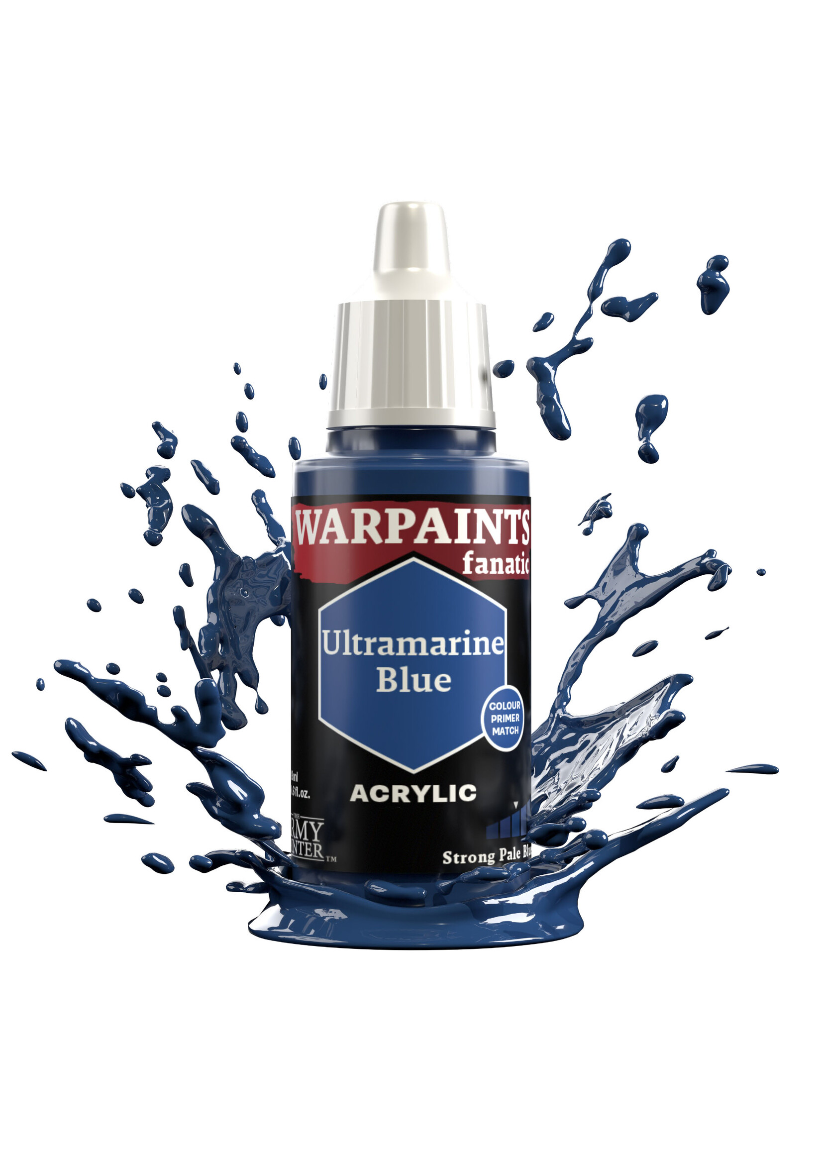 Army Painter WP3021 WARPAINTS: FANATIC ACRYLIC ULTRAMARINE BLUE 18ml