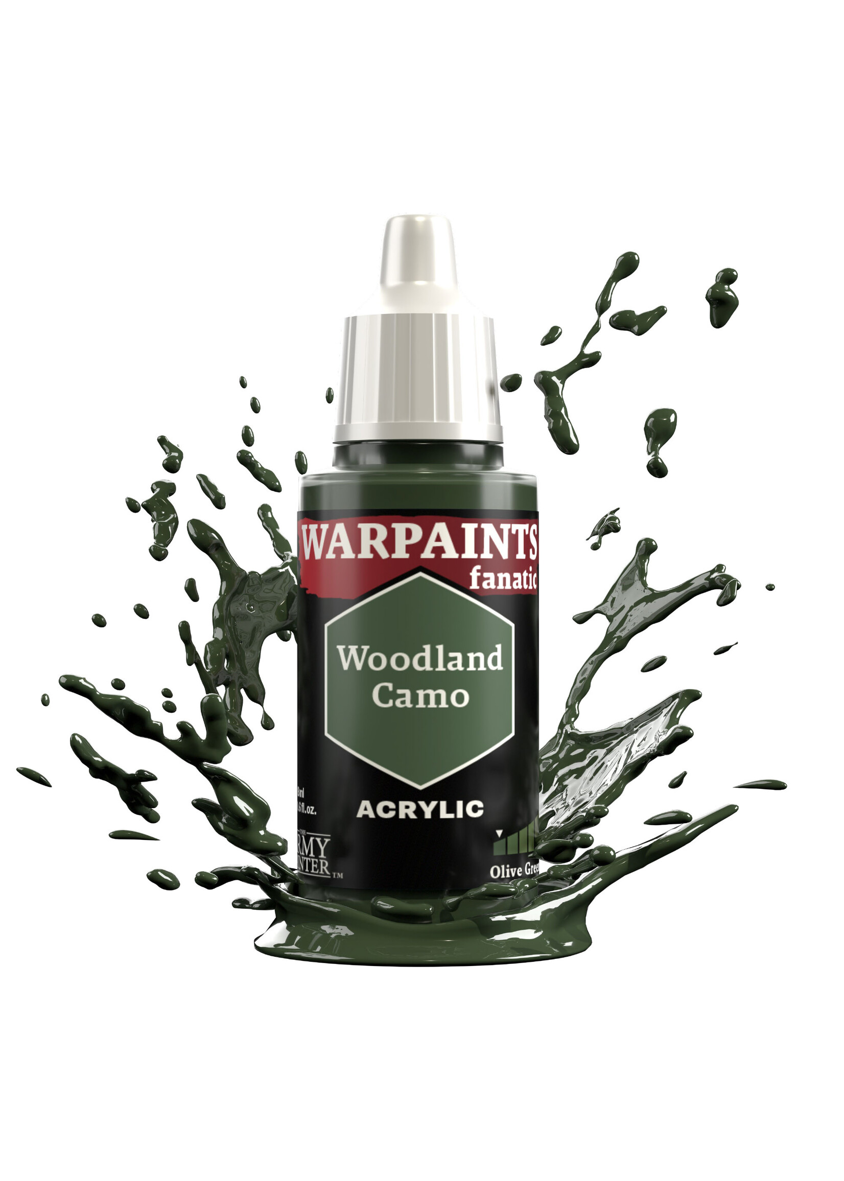 Army Painter WARPAINTS: FANATIC ACRYLIC WOODLAND CAMO 18ml