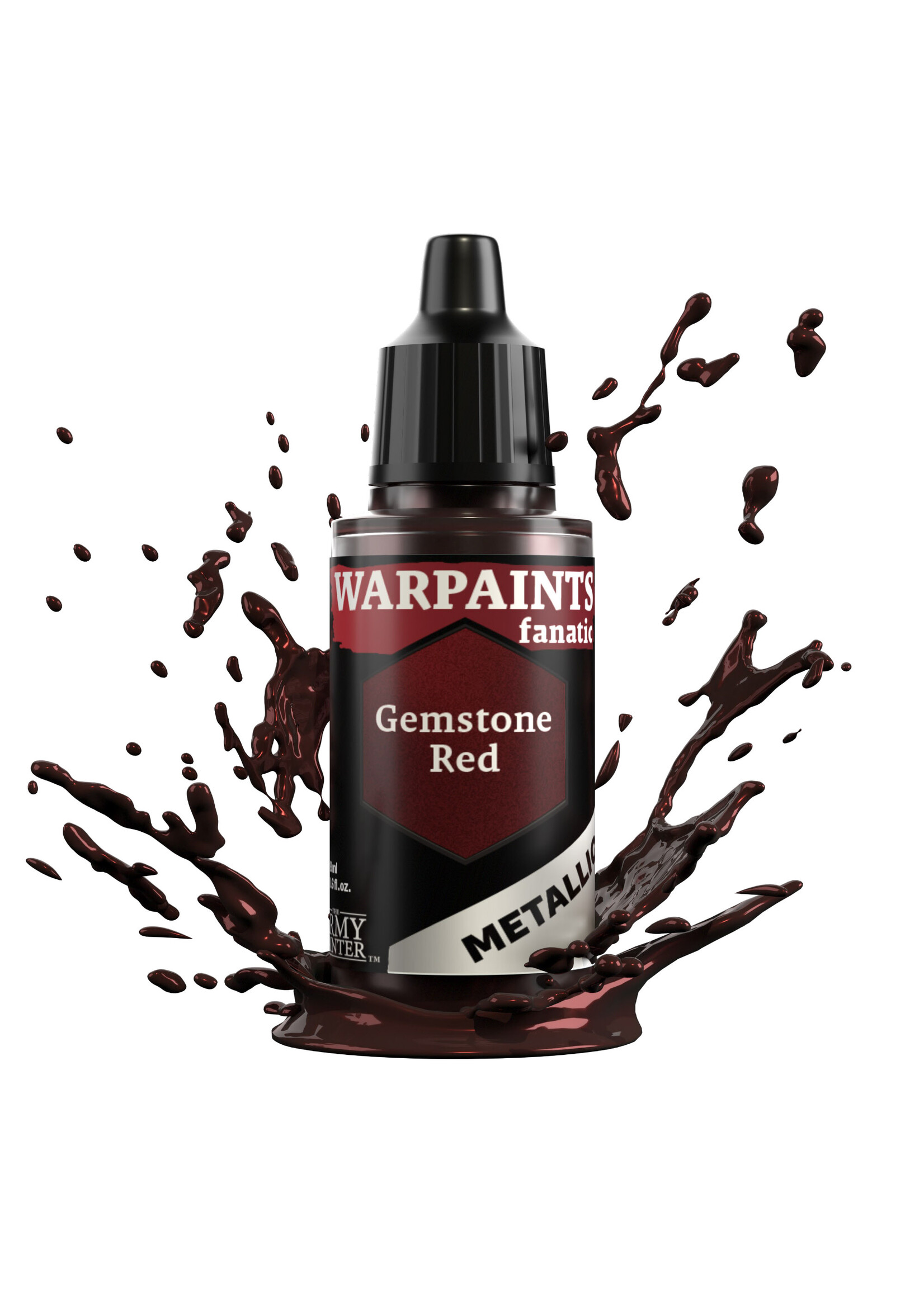 Army Painter WP3198 WARPAINTS: FANATIC METALLICS GEMSTONE RED  18ml