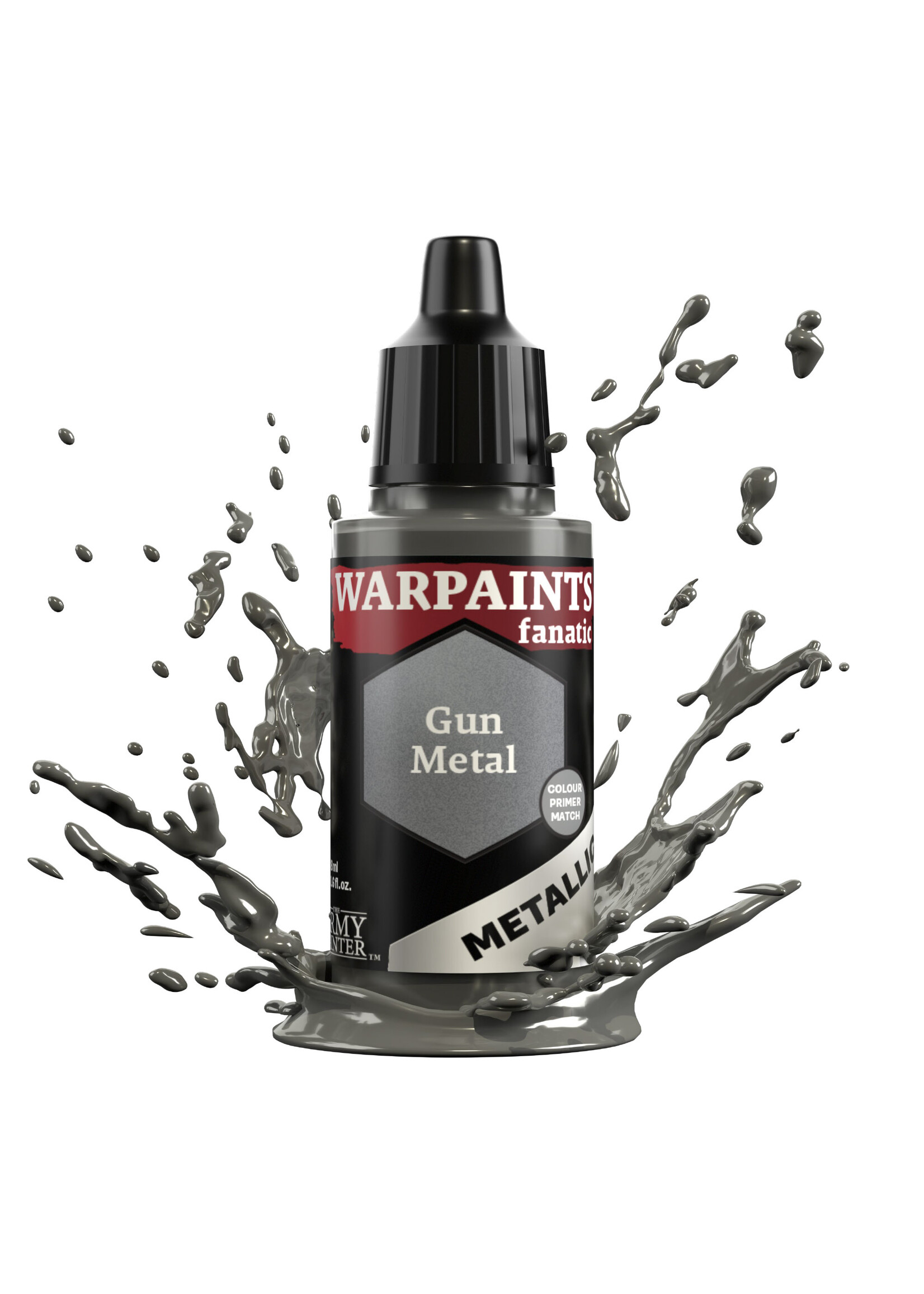 Army Painter WARPAINTS: FANATIC METALLICS GUN METAL 18ml
