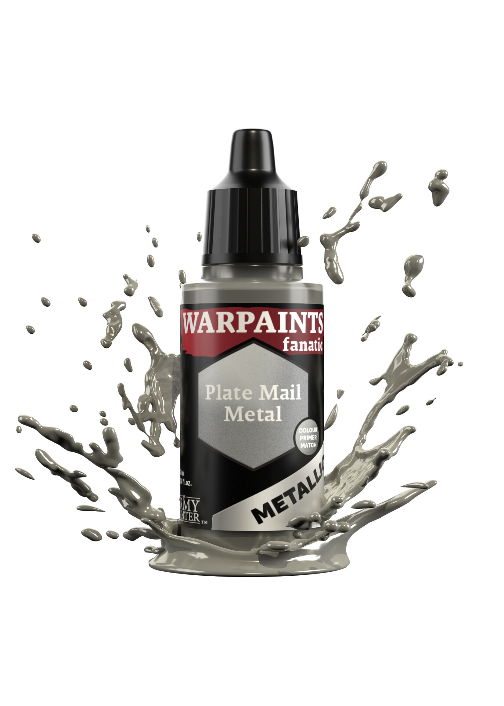 Army Painter WP3192 WARPAINTS: FANATIC METALLICS PLATE MAIL METAL 18ml