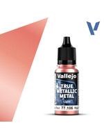 Vallejo VAL77106 True Metallic Ruby Red Light (18ml)