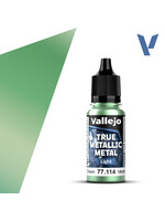 Vallejo VAL77114 True Metallic Dusken Green (18ml)