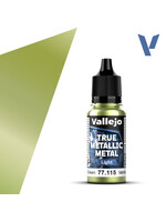 Vallejo VAL77115 True Metallic Amber Green (18ml)