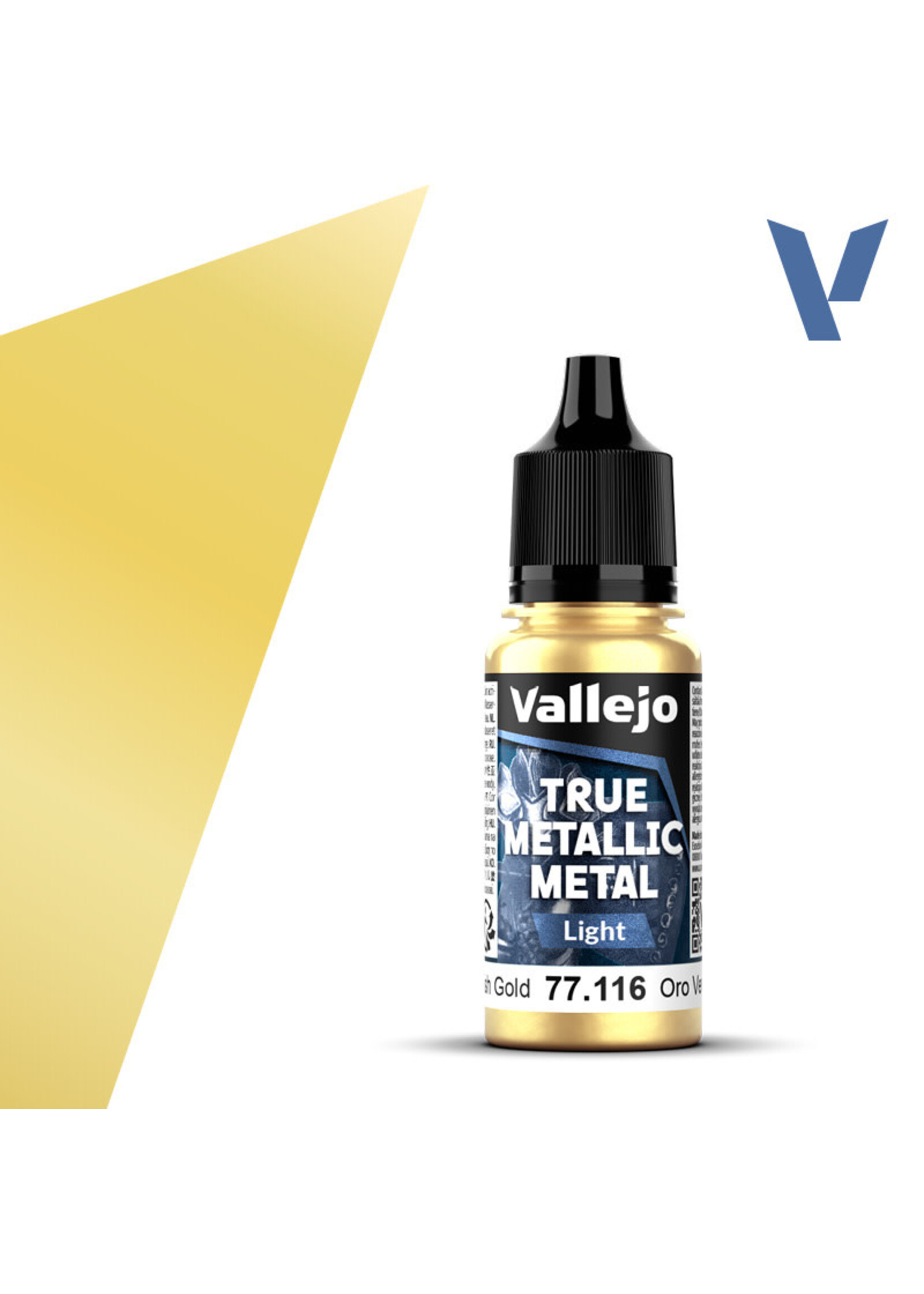 Vallejo VAL77116 True Metallic Greenish Gold (18ml)