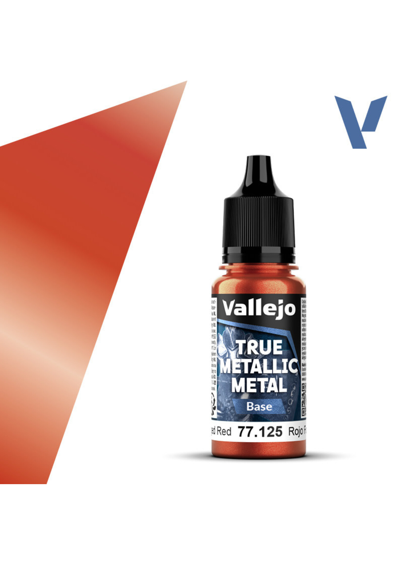 Vallejo VAL77125 True Metallic Forged Red (18ml)