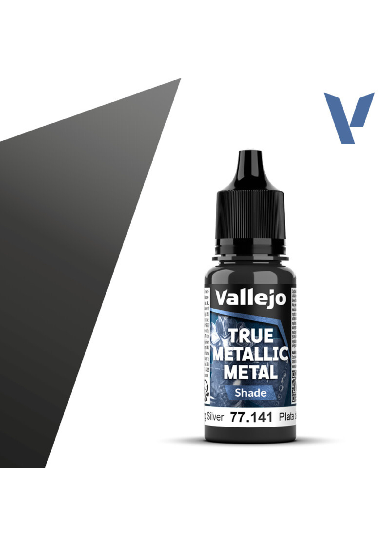 Vallejo VAL77141 True Metallic Sterling Silver (18ml)