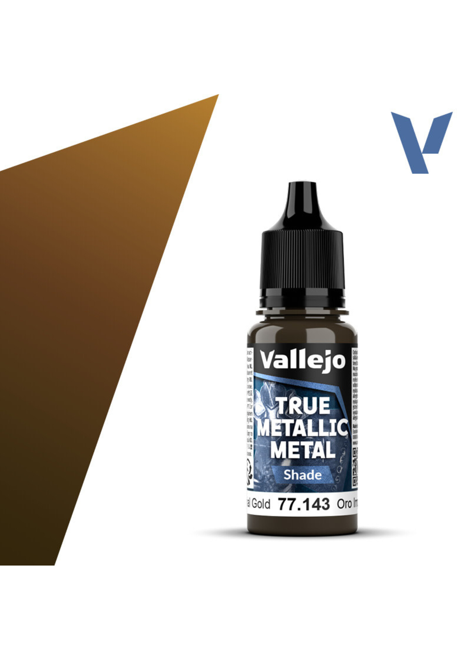 Vallejo VAL77143 True Metallic Imperial Gold (18ml)