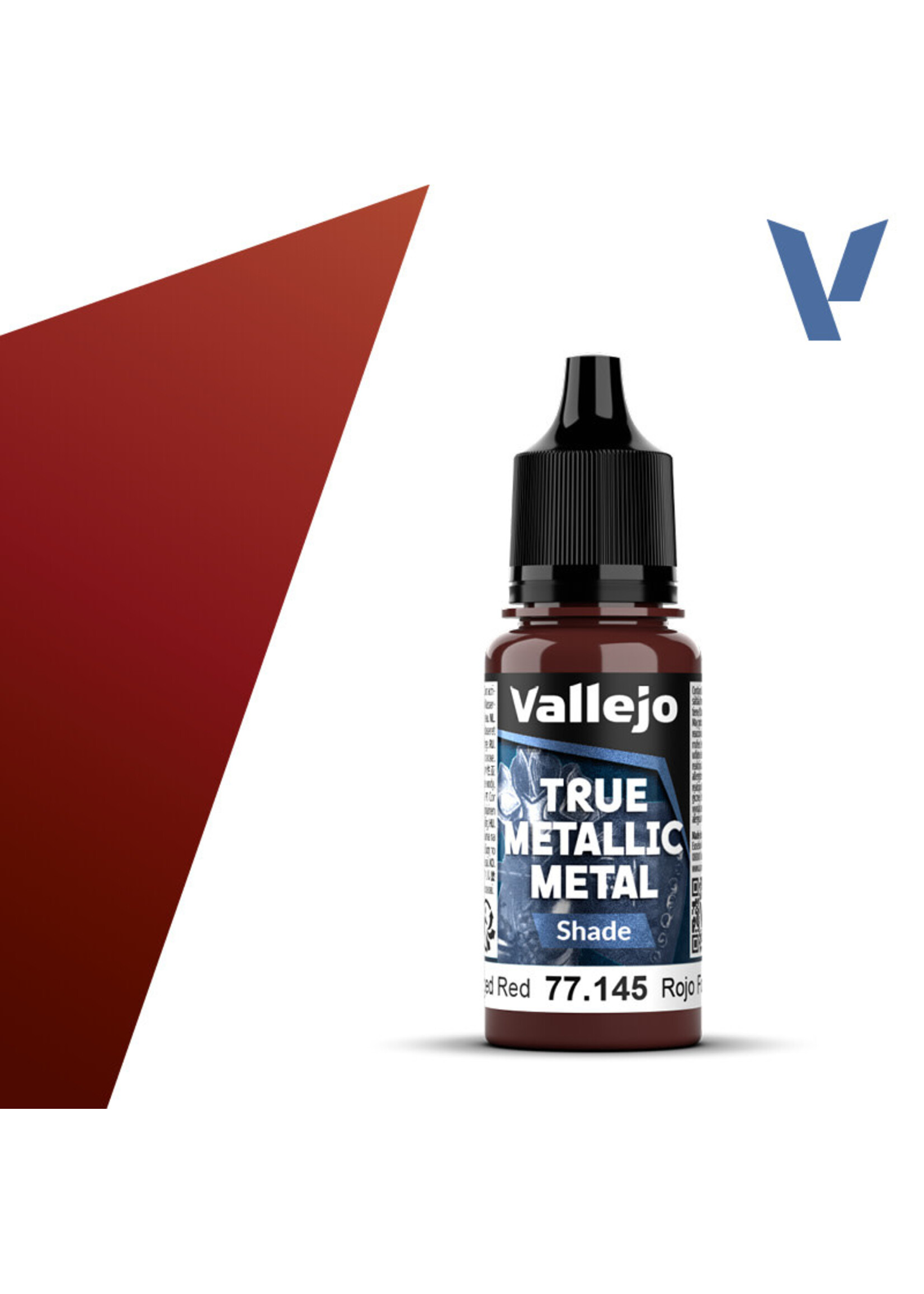 Vallejo VAL77145 True Metallic Forged Red (18ml)