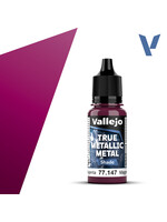 Vallejo VAL77147 True Metallic Crimson Magenta (18ml)