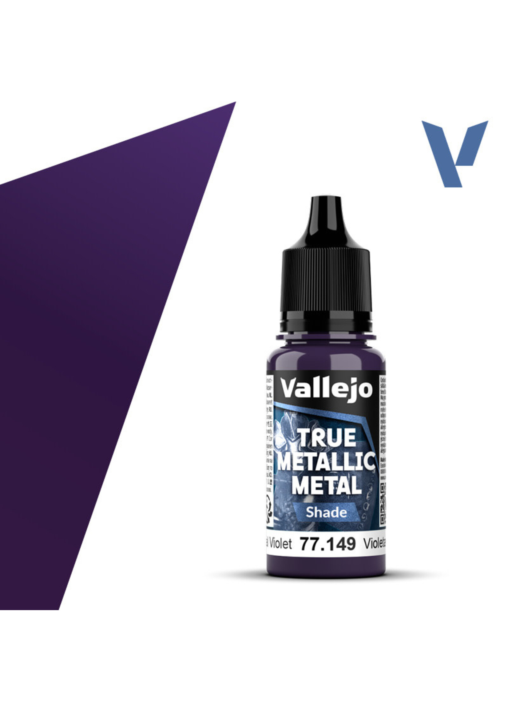 Vallejo VAL77149 True Metallic Celestial Violet (18ml)