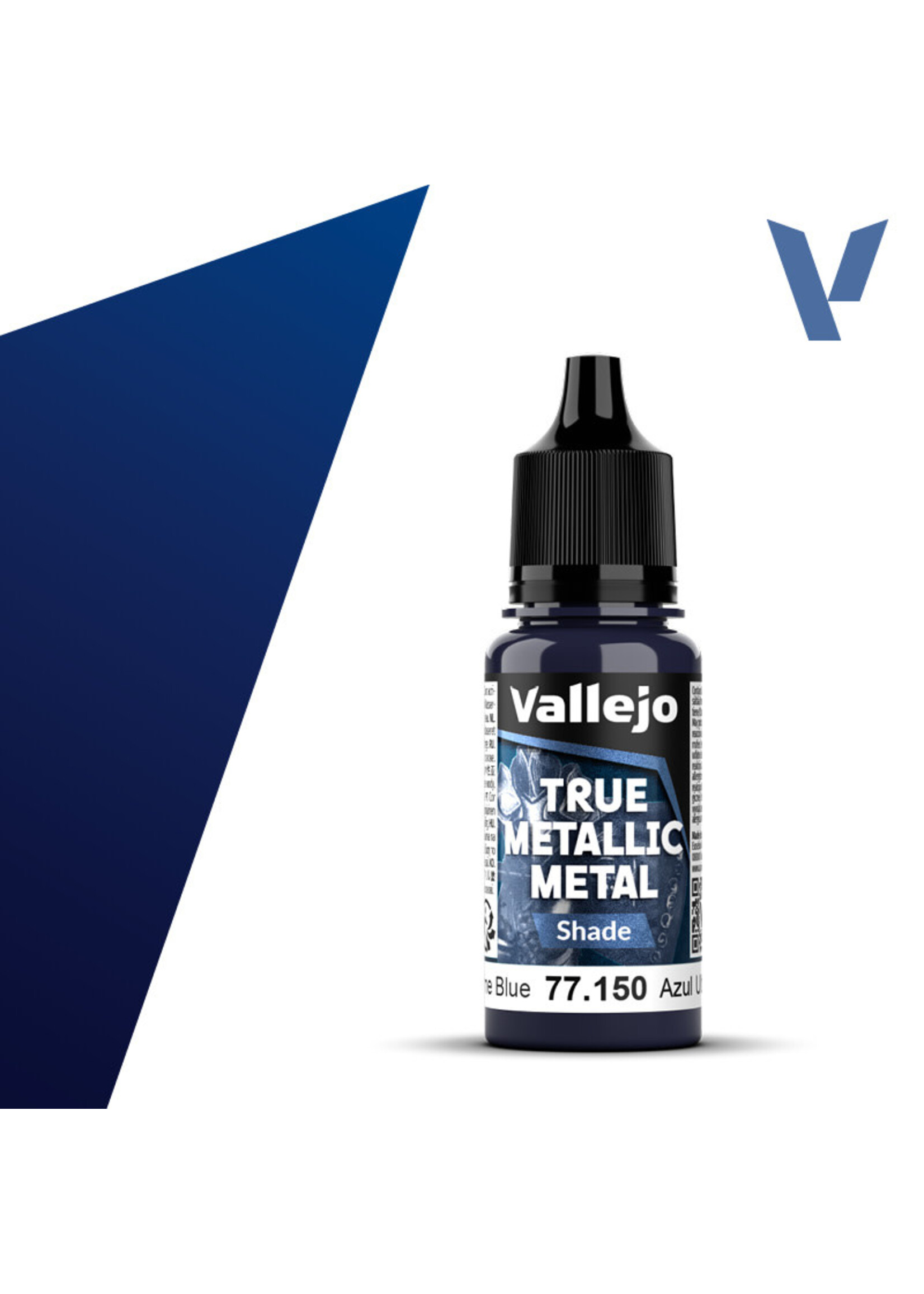 Vallejo VAL77150 True Metallic Ultramarine Blue (18ml)