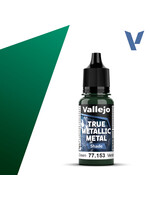 Vallejo VAL77153 True Metallic Beetle Green (18ml)