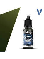 Vallejo VAL77156 True Metallic Greenish Gold (18ml)