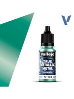 Vallejo VAL77173 True Metallic Beetle Green (18ml)