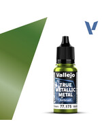Vallejo VAL77175 True Metallic Amber Green (18ml)