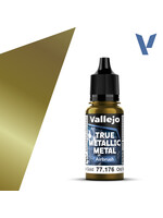Vallejo VAL77176 True Metallic Greenish Gold (18ml)