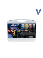 Vallejo VAL77250 True Metallic TMM Color Case (80 colours & 2 brushes & 2 figures)