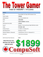 CompuSoft The Tower Gamer Computer