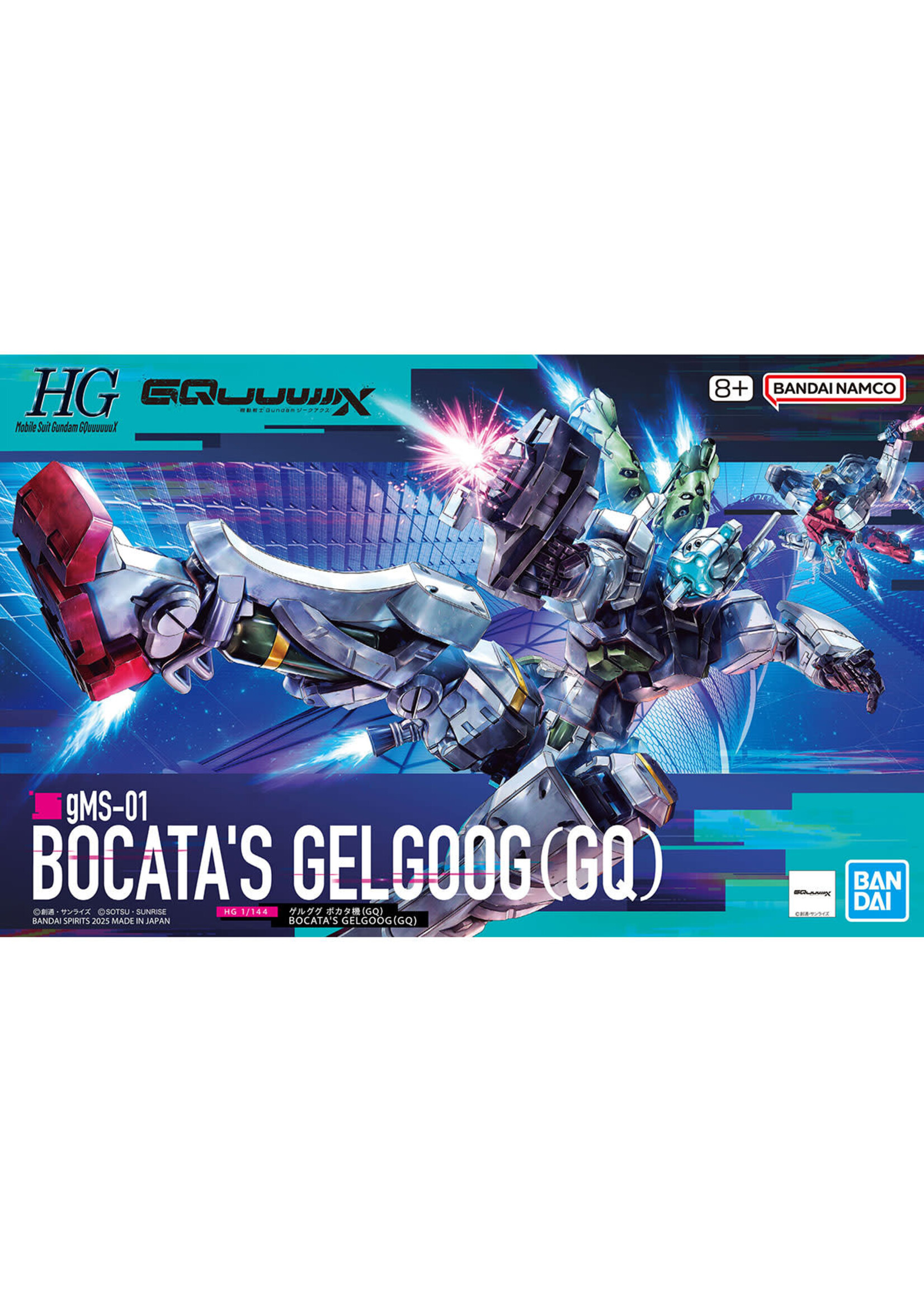 Bandai HG Bocata's Gelgoog (GQ) Mobile Suit Gundam GQuuuuuuX (1/144)