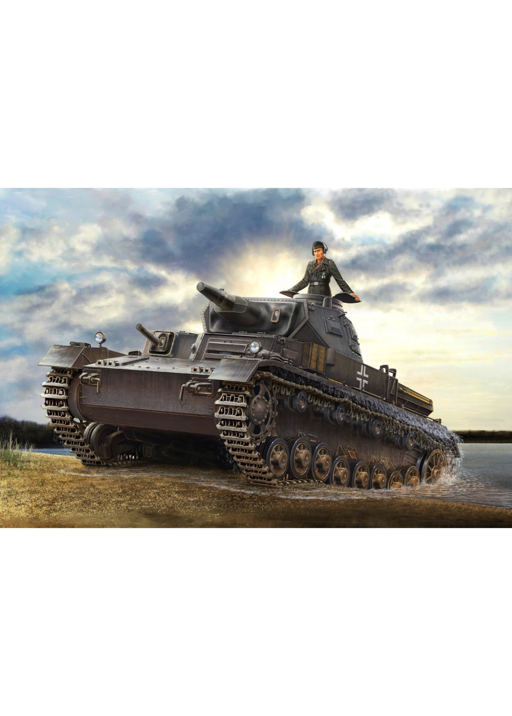 Hobby Boss HBOSS80132 German Panzerkampfwagen IV Ausf.D Tauchpanzer (1/35)