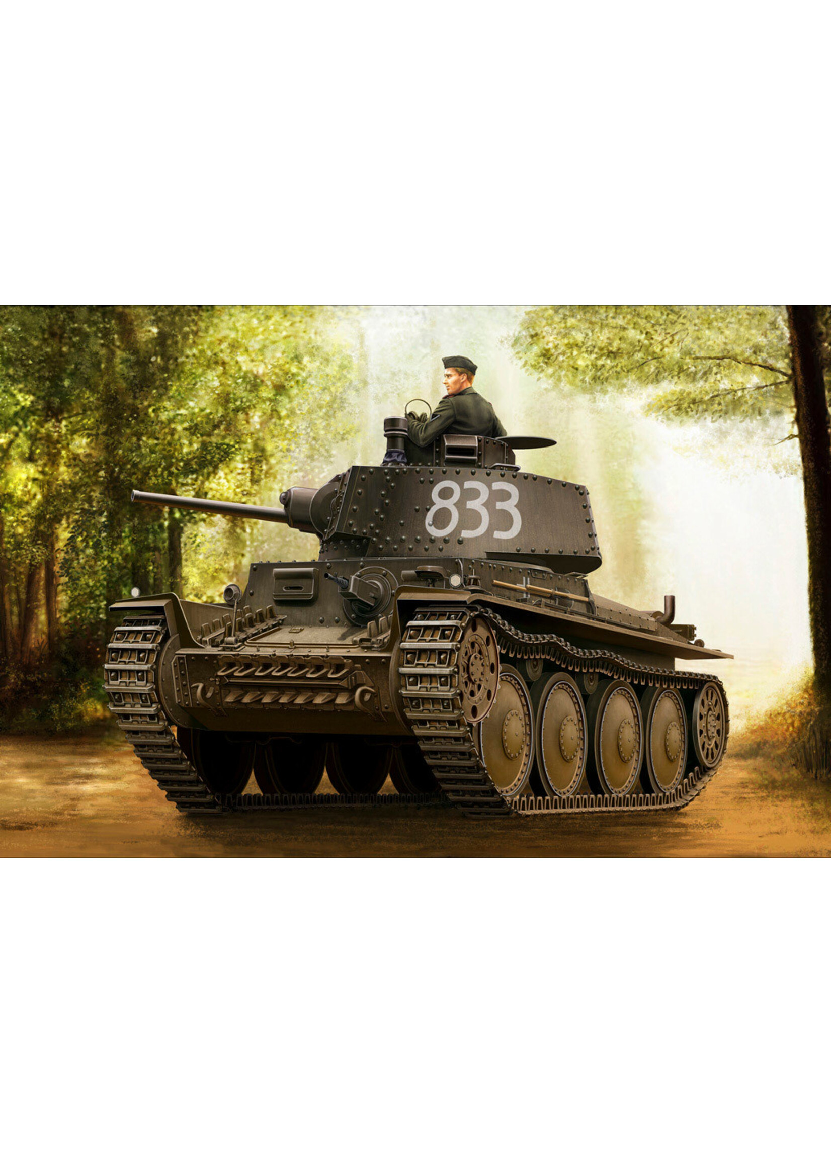 Hobby Boss HBOSS80136 German Panzer Kpfw.38(t) Ausf.E/F (1/35)