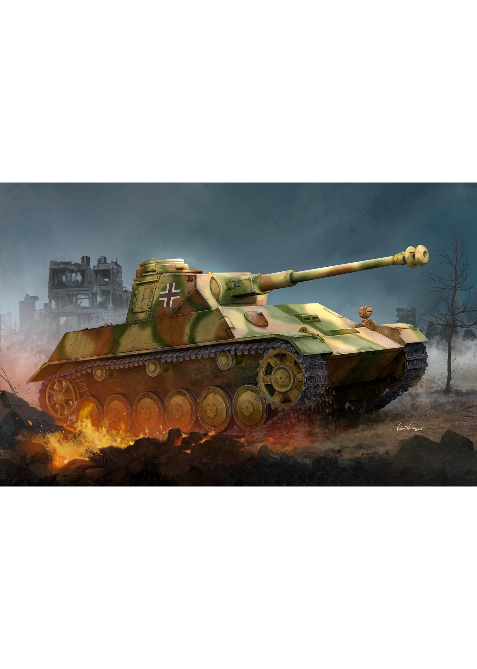 Hobby Boss HBOSS80151 Pz.Kpfw.III/IV auf Einheitsfahgestell (1/35)